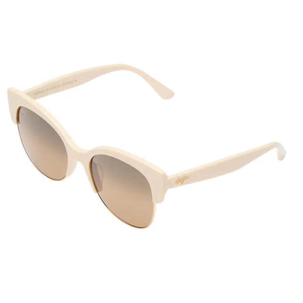 Maui Jim Mariposa HS817-22C Ivory with Gold HCL Bronze Polarized Sunglasses - Picture 2 of 4
